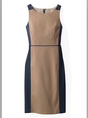 Club Monaco Sleeveless Colorblock Sheath Dress